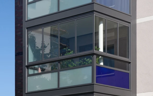 Balkonverglasung