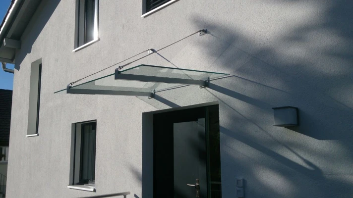 Glasdach Hauseingang