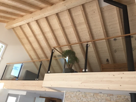 Glasgeländer Galerie