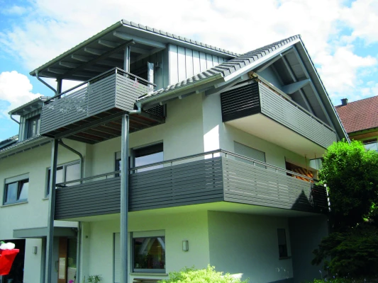 Balkongeländer Aluminium 